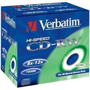 Verbatim CD-RW 700 Mo 12x (boite de 10)