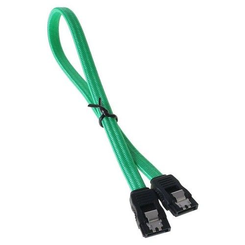 BitFenix Alchemy - Cordon SATA gainé - 30 cm (Vert)