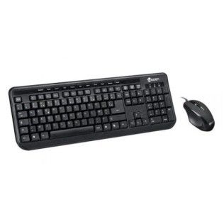 Heden Kit Clavier + Souris multimedia USB Noir (AZERTY Français)