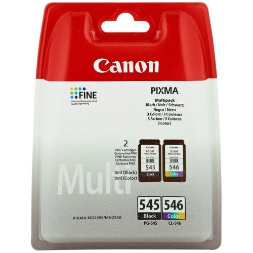 Canon PG-545 + CL-546 - Multipack (Couleur et Noir)