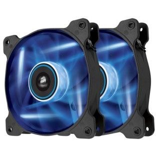 Corsair Air Series AF120 Quiet Edition High Airflow (Bleu) - Twin Pack