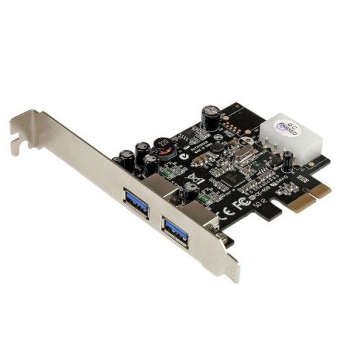 StarTech.com carte contrôleur PCI-Express 1x avec 2 ports USB 3.0 avec UASP