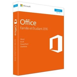 Microsoft Office Famille et Etudiant 2016