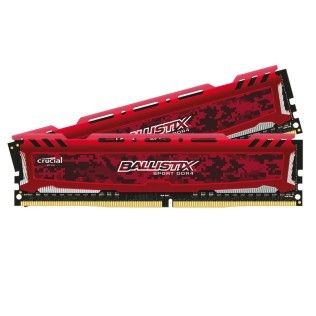 Ballistix Sport LT 32 Go (2x16Go) DDR4 2666 MHz CL16 SR