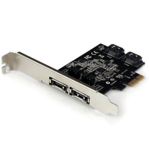 StarTech.com PCI-Express 1x vers 2 ports eSATA / SATA (6 Gb/s)