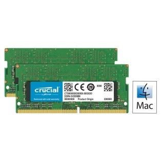 Crucial for Mac SO-DIMM DDR4 32 Go (2x16Go) 2400 MHz CL17