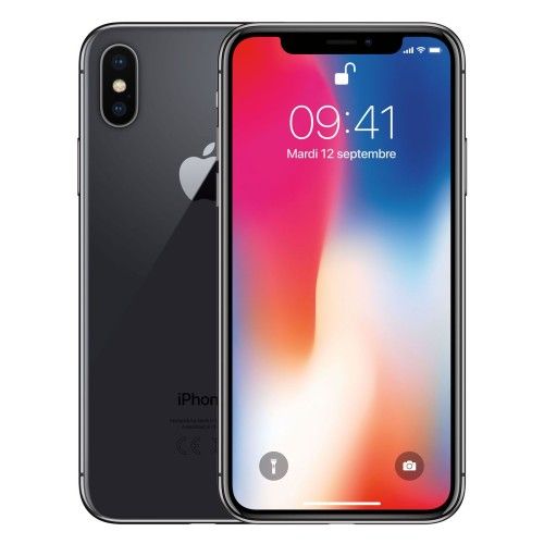 Apple iPhone X 64 Go Gris Sidéral