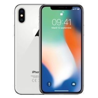 Apple iPhone X 64 Go Argent