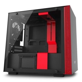 NZXT H200i (noir/rouge)