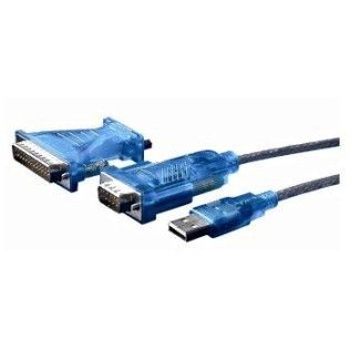 Adaptateur USB vers port série DB9/DB25