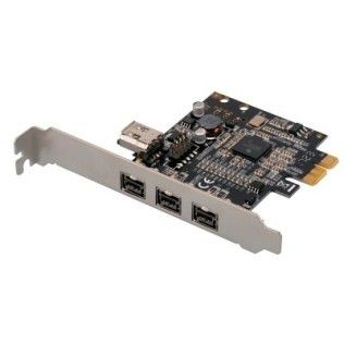 Carte PCI Express 3 ports IEEE 1394b