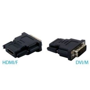 Adaptateur HDMI FEMELLE 19 pins vers DVI D MALE 24+1