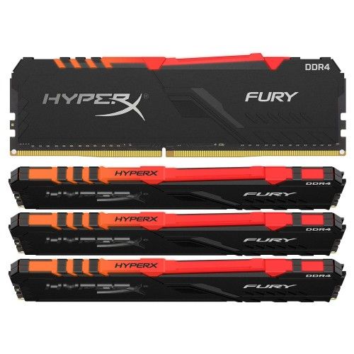 HyperX Fury RGB 32 Go (4x8Go) DDR4 3600 MHz CL17