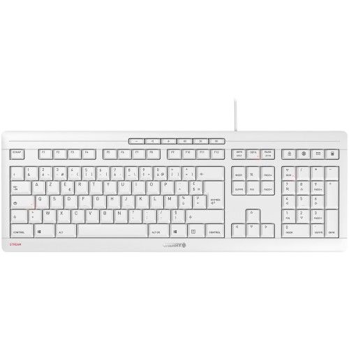 Cherry Stream Keyboard (gris) - AZERTY, Français