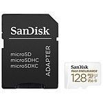 SanDisk Max Endurance microSDXC UHS-I U3 V30 128 Go + Adaptateur SD