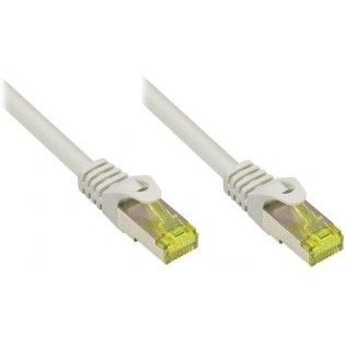 Cable Réseau RJ45 Cat 7 S-FTP 0.5m (Gris)