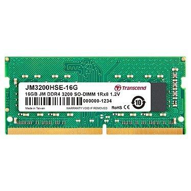 Transcend Notebook JetRam SO-DIMM 16 Go DDR4 3200 MHz CL22 1Rx8