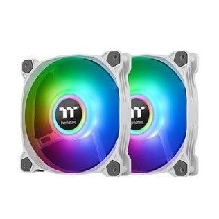 Thermaltake Pure Duo A12 ARGB Radiator Fan x 2 - Blanc