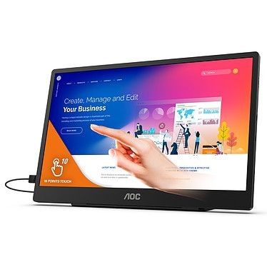 AOC 15.6" LED Tactile - 16T2