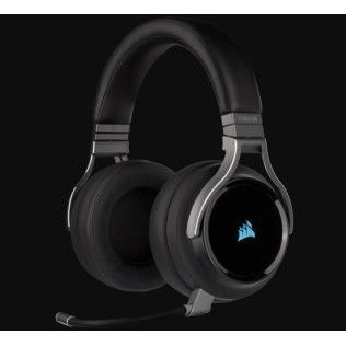 Corsair VIRTUOSO RGB Wireless Casque gaming haute-fidélité – Carbone