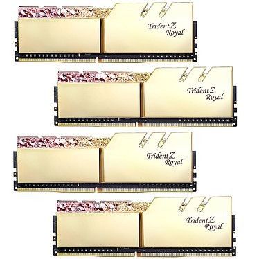 G.Skill Trident Z Royal 128 Go (4x32Go) DDR4 3600 MHz CL16 - Or