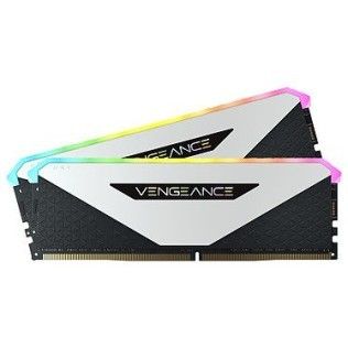 Corsair Vengeance RGB RT 64 Go (2x32Go) DDR4 3200 MHz CL16 - Blanc