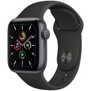 Apple Watch SE GPS Space Gray Aluminium Bracelet Sport Noir 40 mm