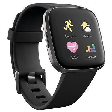 Fitbit Versa 2 Noir / Carbone