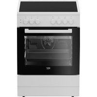 Beko Cuisinière vitrocéramique CUV6710B 4 foyers 66L Blanc