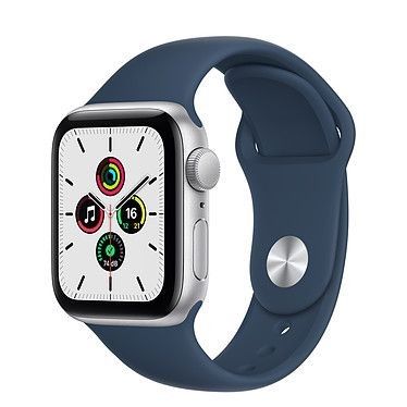 Apple Watch SE GPS Gold Aluminium Bracelet Sport Bleu Abysse 40 mm