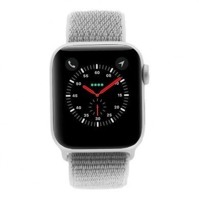 Apple Watch Series 4 - boîtier en aluminium argent 40mm - boucle sport coquillage (GPS)