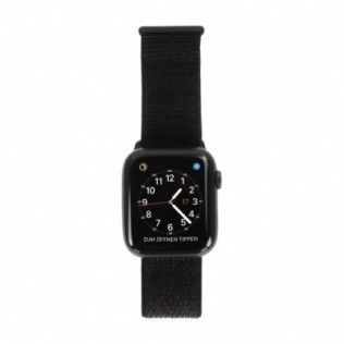 Apple Watch Series 4 GPS 44mm aluminium gris boucle sport noir