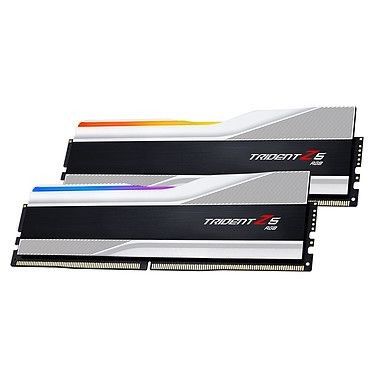 G.Skill Trident Z5 RGB 32 Go (2x16Go) DDR5 6000 MHz CL40 - Argent - F5-6000U4040E16GX2-TZ5RS