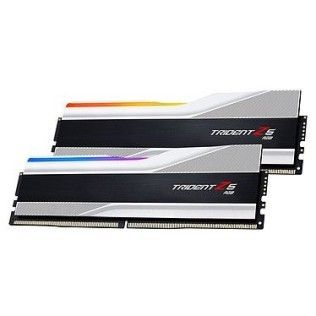 G.Skill Trident Z5 RGB 32 Go (2x16Go) DDR5 6000 MHz CL36 - Argent - F5-6000U3636E16GX2-TZ5RS