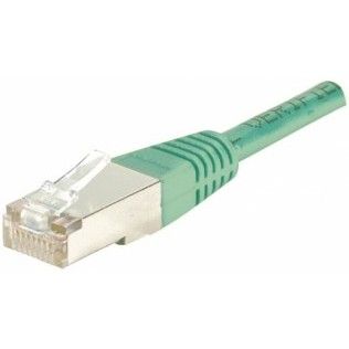 Cable RJ45 CAT6 FTP Blindé Vert 10m