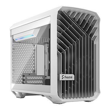 Fractal Design Torrent Nano White TG Clear (Blanc)