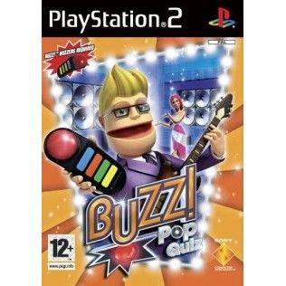 Buzz !  Pop Quiz + Buzzers - Playstation 2