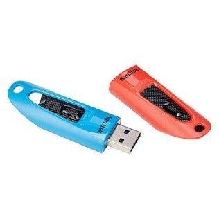 Sandisk Ultra USB 3.0 32 Go Bleu/Rouge (Pack de 2)