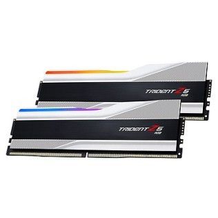 G.Skill Trident Z5 RGB 32 Go (2x16Go) DDR5 5600 MHz CL36 - Argent - F5-5600J3636C16GX2-TZ5RS