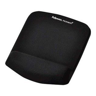 Fellowes Tapis de souris Repose-poignet PlushTouch Noir