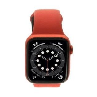 Apple Watch Series 6 GPS 44mm aluminium rouge bracelet sport rouge