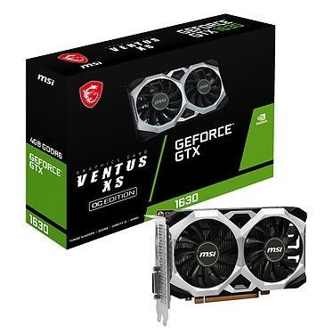 MSI GeForce GTX 1630 VENTUS XS 4G OC