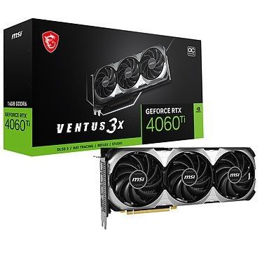 MSI GeForce RTX 4060 Ti VENTUS 3X 16G OC