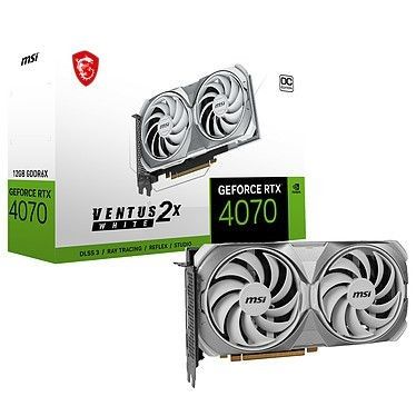 MSI GeForce RTX 4070 VENTUS 2X WHITE 12G OC